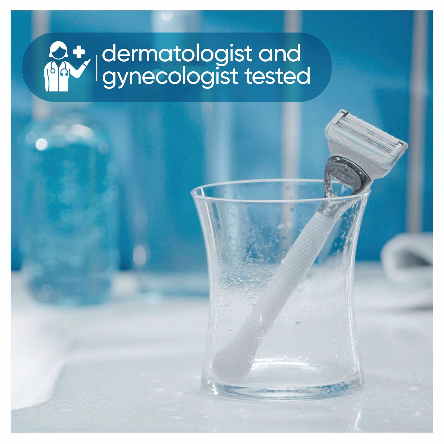 Gillette Venus for Pubic Hair and Skin, Women's Razor Blades, 4 Refills, 4 Refills