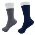 thumbnail image 3 of Pack de 3 pares de calcetines escolares grises y azules para niños, 3 of 3