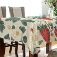 thumbnail image 4 of Yayeee Tablecloths for Rectangular Tables 54 x 54 inch Party Table Cover, Small Strawberry Pattern, 4 of 6