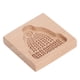thumbnail image 2 of Molde de galletas de Madera tallada kangjianwuwushu forma de sombrero navideño, 2 of 10
