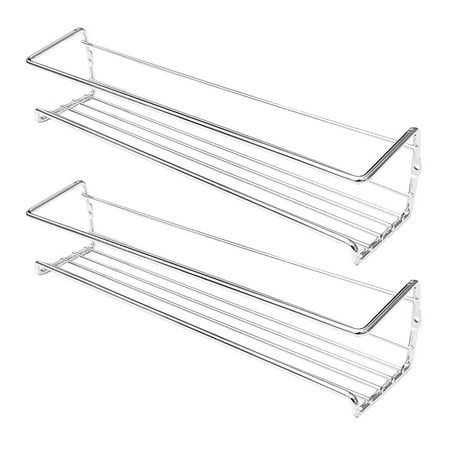 

TINKSKY Rack Organizer Shelf Seasoning Storage Wall Kitchen Hanging Mount Holder Cabinet Pantry Racks Basket Expandable Step