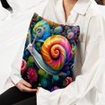 thumbnail image 6 of Snail Velvet Throw Covers Pillow Inserts - Set of 2 Decorative Pillows with Unique Patterns for Home Decor, Couch, Bed - 16x16, 18x18, 20x20 Inches, 6 of 6