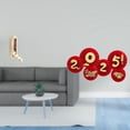 thumbnail image 2 of Organizador de ganchos de pared plegable para armario de baño con adornos de de papel del año Nuevo Chino 2025, adorno de bendición para la de, 2 of 8
