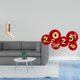 thumbnail image 2 of Organizador de ganchos de pared plegable para armario de baño con adornos de de papel del año Nuevo Chino 2025, adorno de bendición para la de, 2 of 8