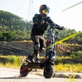 thumbnail image 4 of GlideZone JL 86 Pro Electric Scooter, 10000W Dual Motor, 13" Off-Road Tires, Max 55 MPH Speed & 75 Miles Long Range, Fast Adult E-Scooter, Foldable, 4 of 11