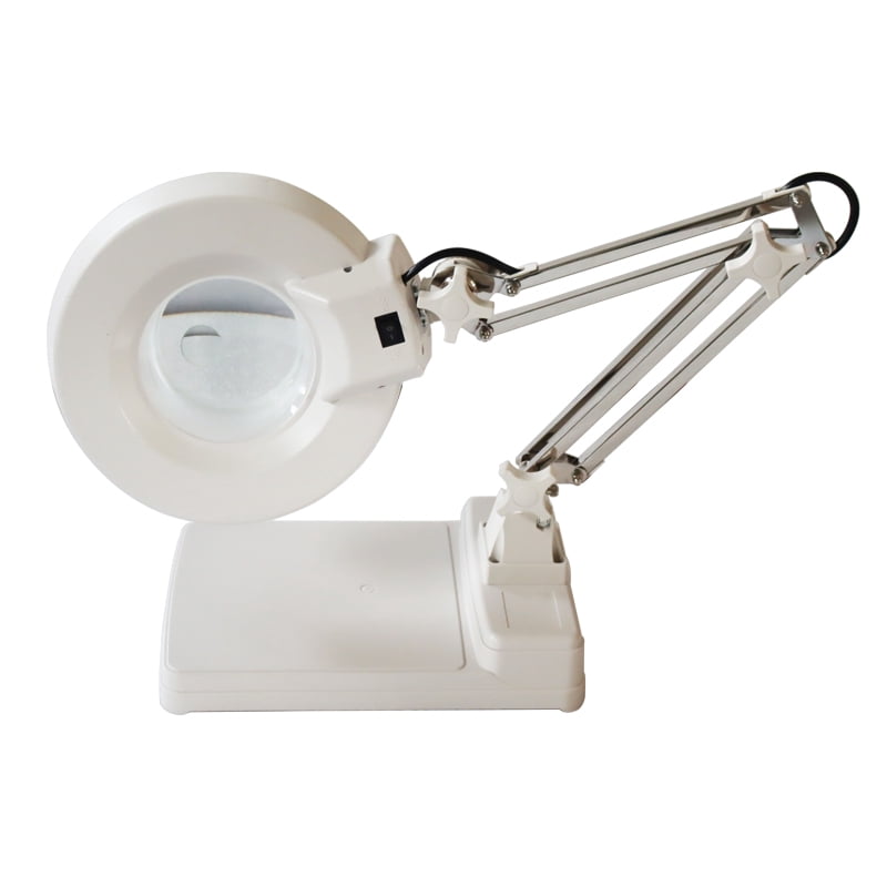 20X Bench-top Magnifier Lamp 110V Table Magnifier LED Lamp for Reading and Working