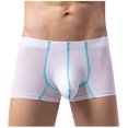 thumbnail image 4 of Bixock Boxer Briefs for Men,Men's Underwear Ice Silk Solid Color Pouch Enhanced Breathable Stretch Briefs, 4 of 6