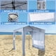 thumbnail image 4 of UPWELL Tienda de campaña de playa, toldo de fácil instalación, refugio solar, sombra de cabaña fresca con protección UV UPF 50+, sombrilla de playa portátil, muro solar al aire libre con bolsillos de, 4 of 5