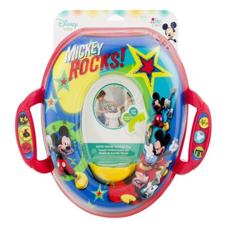 - Disney Mickey Mouse Soft Potty Seat, Toddler Potty Training Toilet Seat, 18m+