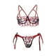 thumbnail image 1 of Gibobby Lencería sexy para mujer Día de San Valentín Lencería con bordado en forma de amor Uso diario Shopping Girl(Negro, 3XL), 1 of 5