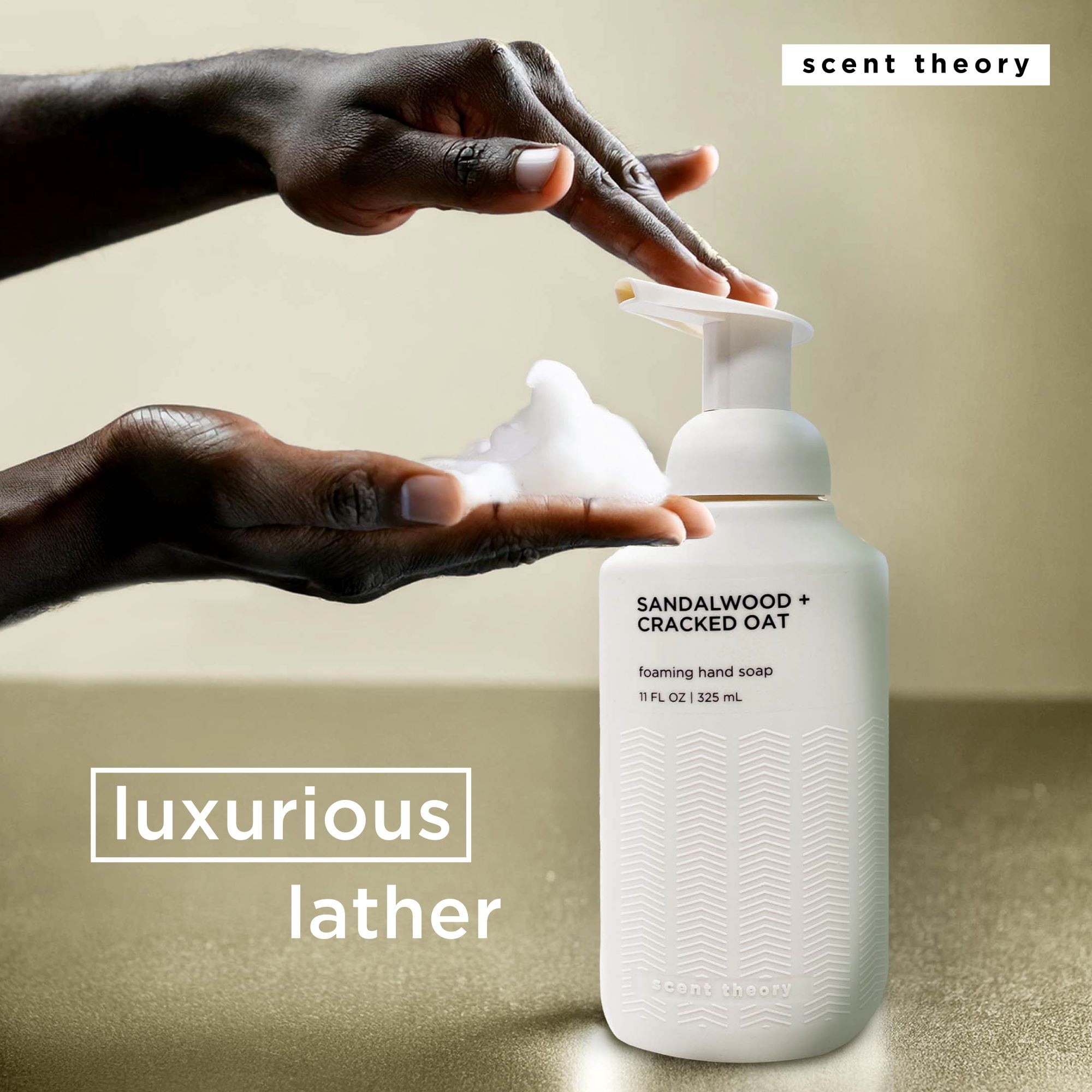 Scent Theory Foaming Hand Soap, Sandalwood and Cracked Oat, 11 fl oz