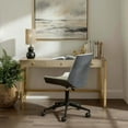 thumbnail image 4 of Maker Office Chair White Office Chair, Modern Style, Plush and durable faux leather fabric, Plywood, Indoor Office, 4 of 13