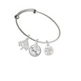 thumbnail image 2 of Delight Jewelry Thank You for Raising the Woman of my Dreams Silvertone Let Things Go Tree Charm Bangle Bracelet, 2 of 4