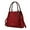 Red, variant on Kenna Snake embossed Vegan Leather Womens Tote Bag by Mia K