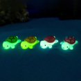 thumbnail image 4 of sunsanly 10/30Pcs Colorful Mini Turtle Figurine Glow-in-the-dark Tiny Tortoise Ornament Miniature Animal Statue Desktop Decoration Ornament Party Favors, 4 of 8