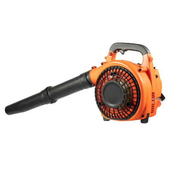 Gasoline Leaf Blower 25.4cc, High-Speed Cordless Blower with 360° Protective Mesh Housing, 7000RPM 2-Stroke Engine for Yard and Lawn Care