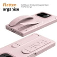 thumbnail image 2 of ELEHOLD Case for Google Pixel 9 Pro Fold, Anti-Drop Thin Hinge Protection Screen Protector Case with Strap & Kickstand,Pink, 2 of 7
