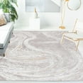 thumbnail image 2 of SAFAVIEH Orchard Edweena Modern Polyester Area Rug, Grey/Gold, 8' x 8' Square, 2 of 9