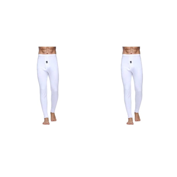 Sonducket Ropa interior térmica para hombre, pantalones de algodón, suaves, cómodos, para invierno, mallas de longitud completa, ropa interior Type2 NO2