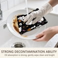 thumbnail image 7 of 4 Pcs Funny Kitchen Towels,Black Halloween Ghosts and Pumpkins Microfiber Dish Towels,Kitchen Tea Towels,Kitchen Towel Set (18" X 26"), 7 of 7