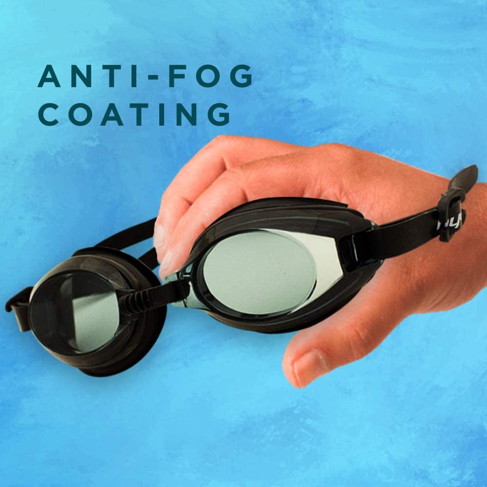 Optical Corrective Swimming Goggles Leakproof Anti-Fog UV Protection Nearsighted Shortsighted Myopia for Men and Women Zionor RX Prescription Swim Goggles 