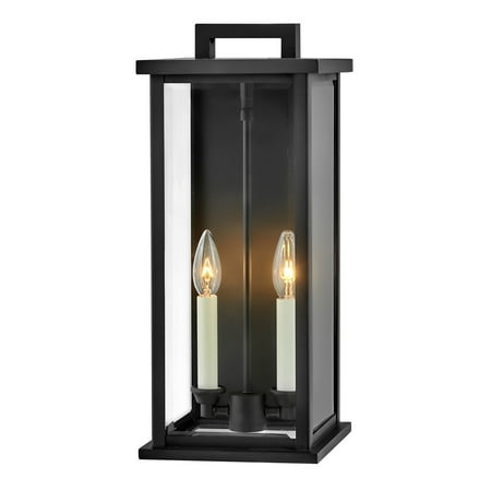 

Hinkley Lighting 20014 Weymouth 2 Light 18.25 Tall Outdoor Wall Sconce - Black