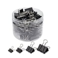 thumbnail image 1 of Paper Clamps, Assorted Sizes (Mini, Small, Medium, Large), 60 Pcs Clips for Office School Supplies, 1 of 7