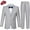 Light Gray, variant on ETHAN Toddler Suit for Boys Black Boys Easter Outfit Vest and Bow Tie Set for Wedding Church 2T