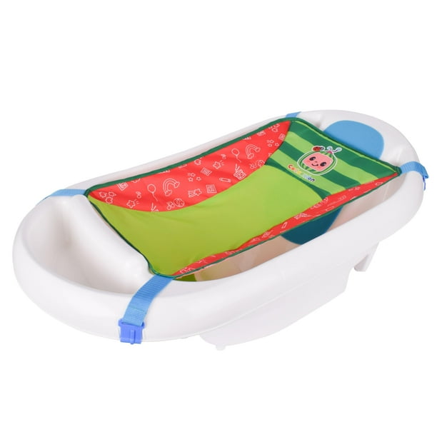 Cabestrillo y asiento Cocomelon Baby 3 en 1 para bañera con soporte 0-24 m