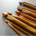 thumbnail image 4 of maskred Bamboo Hook Handle Crochet Weave Needle Multipurpose Long-lasting Simple Operation No Burrs Workmanship Practical As shown 5Set, 4 of 6
