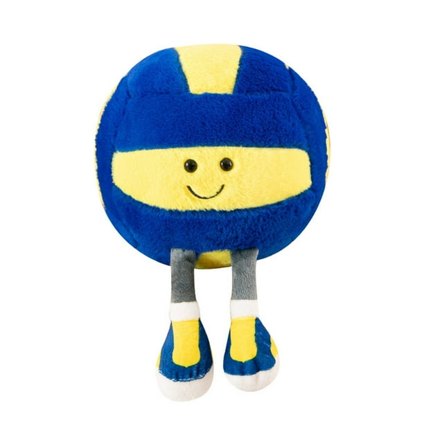 Jellycat Volleyball Plush, Stuffed Animal Toy, 9.8" Volleyball Lovey Kids & Adults Too! Funny Soft Plushies Toy for Gifts