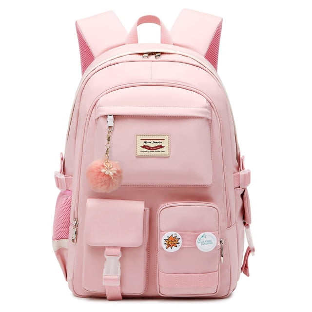 Mochila escolar de gran Capacidad BANYUO para niñas y mujeres impermeable con bolsa ligera para computadora portátil