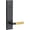 Flat Black / Satin Brass, variant on Sure-Loc Lv307 Gripskn Levanto Single Cylinder Keyed Entry Lever Set And Deadbolt Combo -