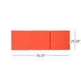 thumbnail image 5 of Corinne Outdoor Chaise Lounge Cushion, Orange, 5 of 5