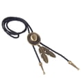 thumbnail image 2 of Collar de bola de latón Hugo Bolo Tie Western, 2 of 7