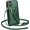 Green, variant on Crossbody Wallet Phone Cases for iPhone 11, iPhone 11(6.1 inch) Wallet Phone Case, Premium Leather Phone Case for iPhone 11(6.1 inch) - Green