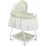 Delta Children Ultimate Sweet Beginnings Bassinet, Scarborough White