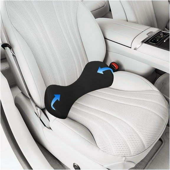 XZKING Memory Foam Car Cushion for Driving,Breathable Auto Seat Cushion for Reducing Driving Fatigue,Summer Car Essentials for Drivers Lumbar Support Pillow