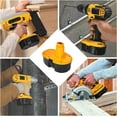 thumbnail image 7 of 4 Packs 4500mAh 18V DC9096 DC9098 Replacement for Dewalt 18V Battery, Compatible with Dewalt 18 Volt battery DC9099 DW9095 DW9099 DE9038 DE9039 DE9095 DW9095 DW9096 DW9098 DE9503 DC9182 (Yellow), 7 of 7