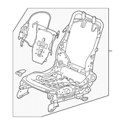 Genuine OE Honda Seat Frame - 81526-T2F-A32