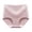 Pink, variant on Joau Women's Cotton Underwear High Waisted Briefs Tummy Control Underwear Soft Stretch Full Coverage Panties for Ladies