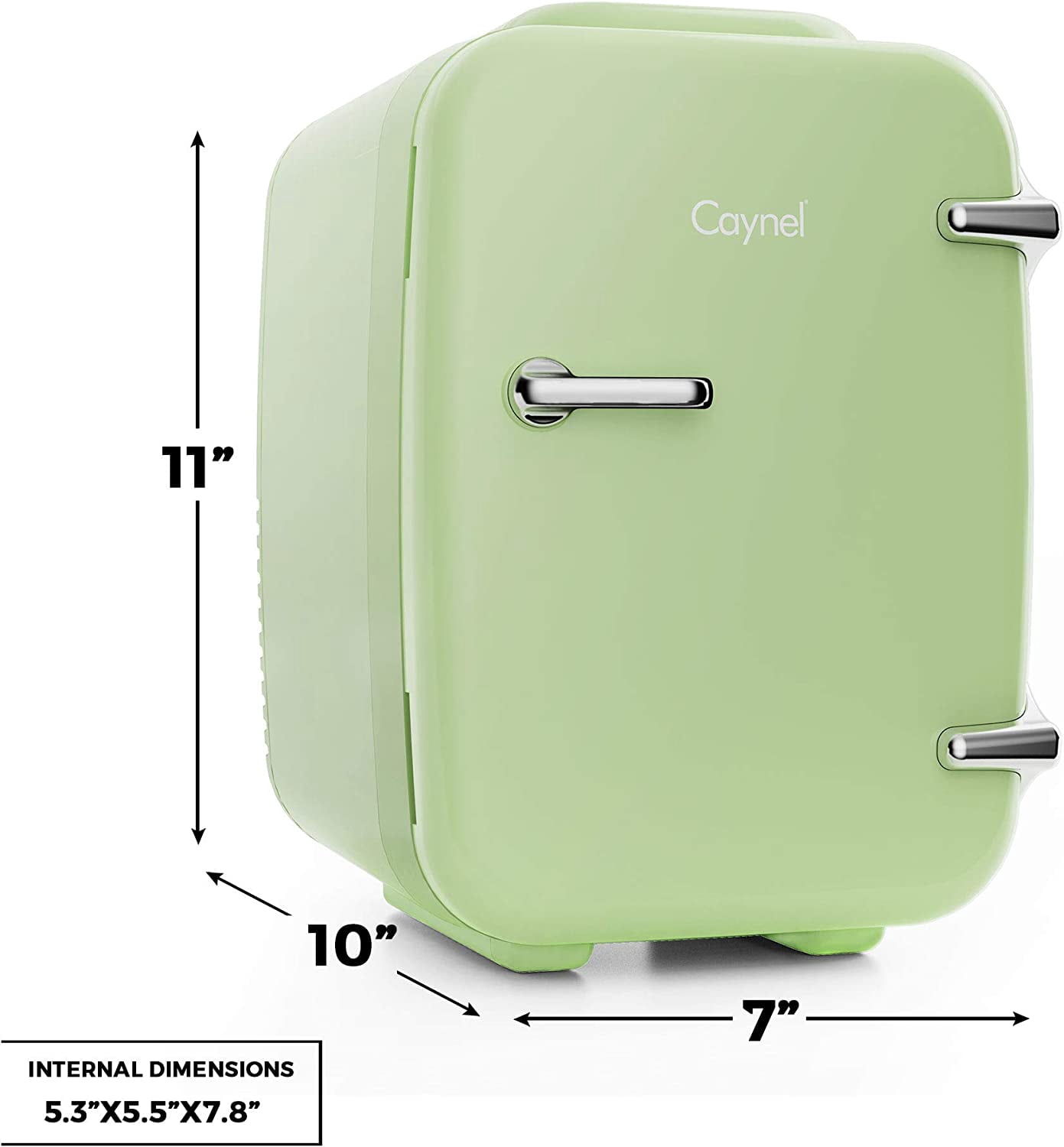 Fridge Portable Thermoelectric 4 Liter Cooler and Warmer for Skincare,  Friendly Beauty Fridge For Foods, Medications, Cosmetics, Breast Milk Home and Travel