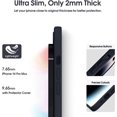 thumbnail image 4 of Liquid Silicone Case for iPhone 14 Pro Max - [Camera All-Round Protection] [Soft Microfiber Lining Anti-Scratch] 4 Layer Full Covered Shockproof Gel Rubber Phone Case Cover, 6.7", Black, 4 of 15