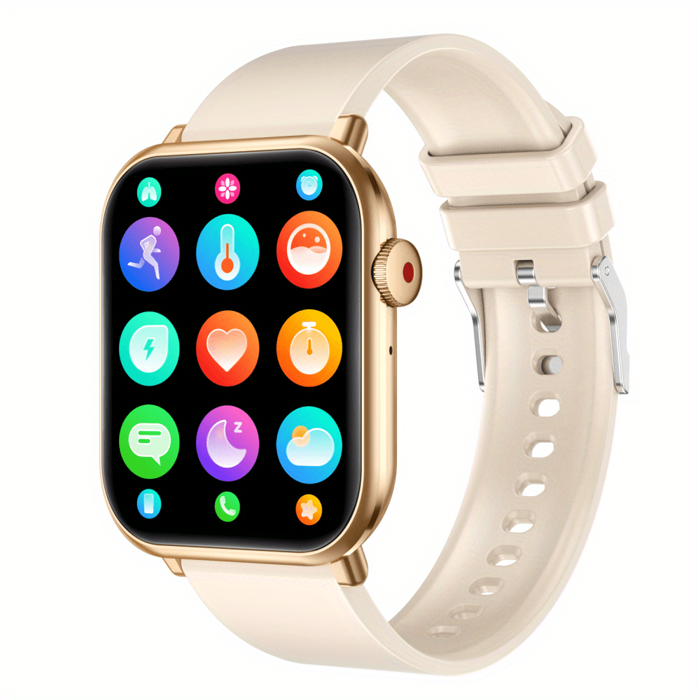 Reloj Inteligente De Pantalla Grande De 1 96 Pulgadas hacer contestar Llamadas SmartWatch De Llamada Tactil Completo Para Mujeres Y Hombres Reloj De Seguimiento De Fitness Resistente Al Agua Para Walm...