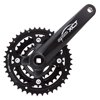 SR Suntour XCT Triple Crankset 175mm x 42a-32s-22s Black Square Taper without BB