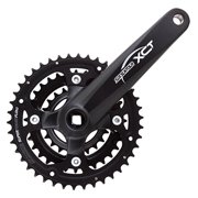 SR Suntour XCT Triple Crankset 175mm x 42a-32s-22s Black Square Taper without BB