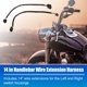 thumbnail image 3 of Arnés de extensión de cable de circuito de bus CAN para manillar de 14 pulgadas para Harley Davidson Softail Dynas Electra Glide Road Glide Sportster Arnés de cableado de interruptor de extensión de cable para manillar Unique Bargains arneses de cableado para deportes motorizados, 3 of 7