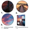 thumbnail image 3 of Designart "Coastal Tranquility Pier and Dock Views III" Nautical & Beach Canvas Print, 3 of 5