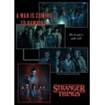 thumbnail image 2 of Netflix Men's Stranger Things Scenes Collage War Is Coming To Hawkins Long Sleeve Shirt Black 2X Large, 2 of 4