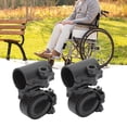 thumbnail image 4 of Support de Canne pour Fauteuils Roulants, 2 Pcs Support de Canne pour Fauteuil Roulant Fixation Stable pour Marcheurs Âgés, 4 of 8